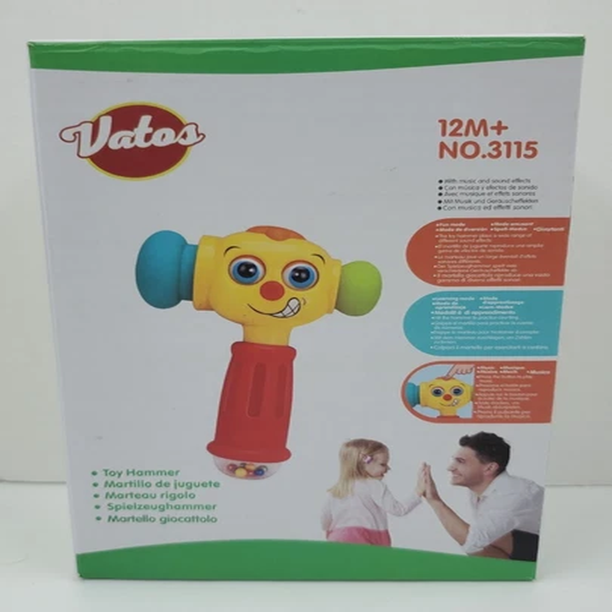 Vatos Toy Hammer Baby And Toddler Toys Developmental Toys