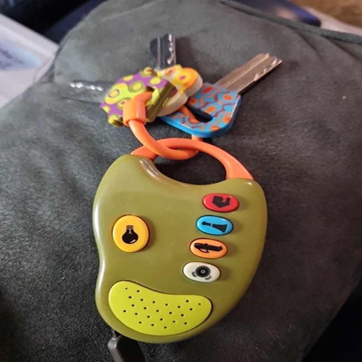 - FunKeys- Pretend Play- Toy Keys For Toddlers and Babies Green- 10 Months +