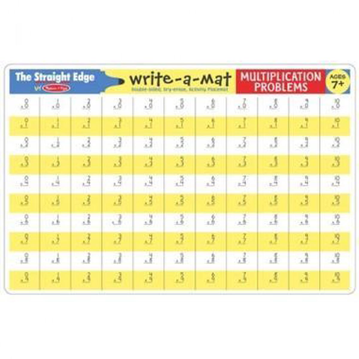 Melissa & Doug Color-A-Mat - Multiplication (Pre-Order)