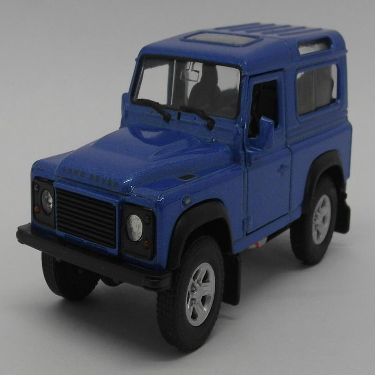 Land Rover Defender 8211 Blue 8211 Kinsmart Pull Back 038 Go Diecast Metal Model Car