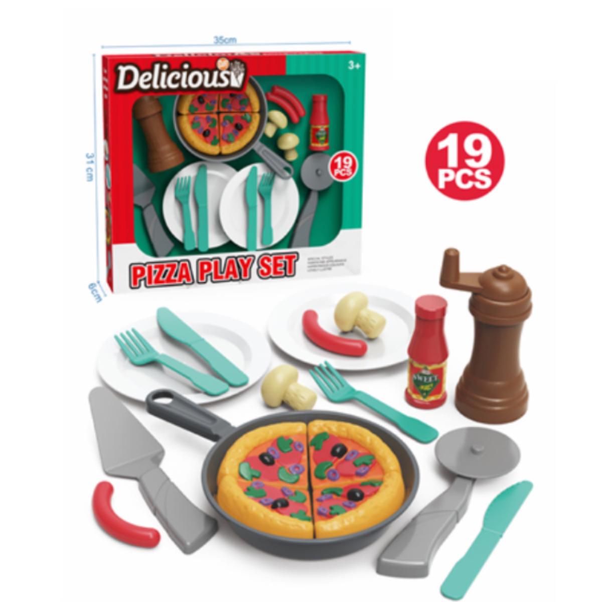"Delicious" Pizza Play Set 19 Pcs