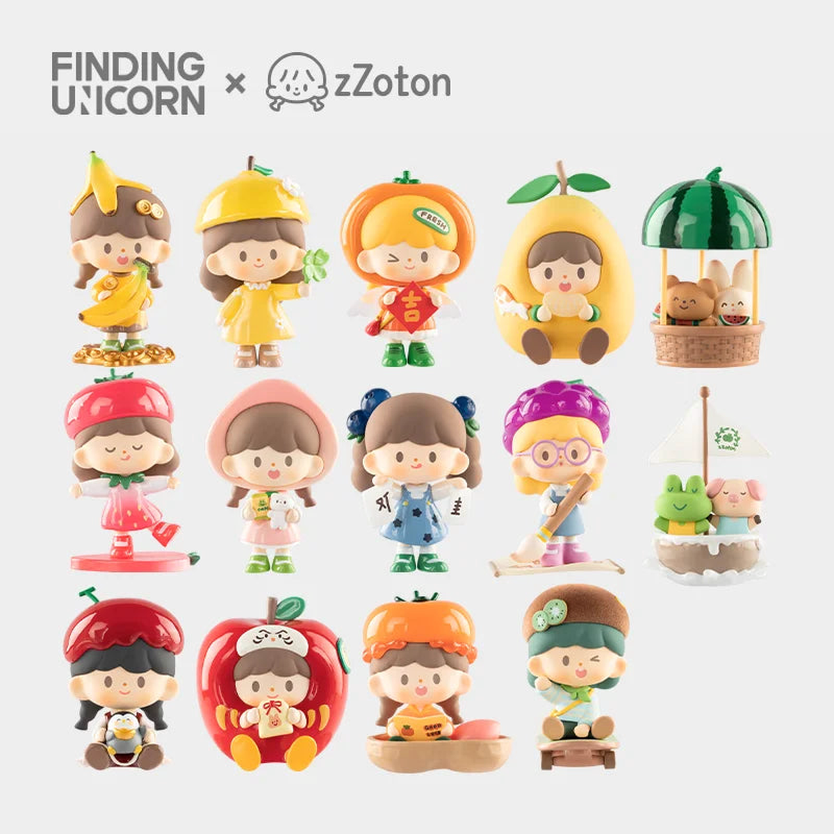 zZoton Molinta Blessing for Fruits Series Blind Box by Molinta x Finding Unicorn