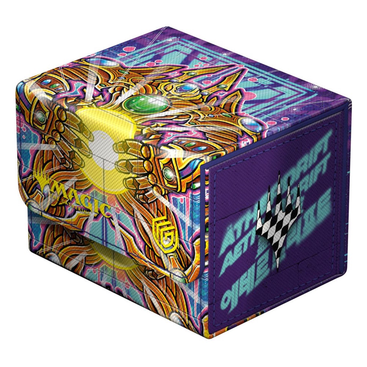 SU ORDINAZIONE Ultimate Guard Sidewinder 100+ Xenoskin Magic: The Gathering "Aetherdrift" - Solar Gearhulk *PREZZO SPECIALE*