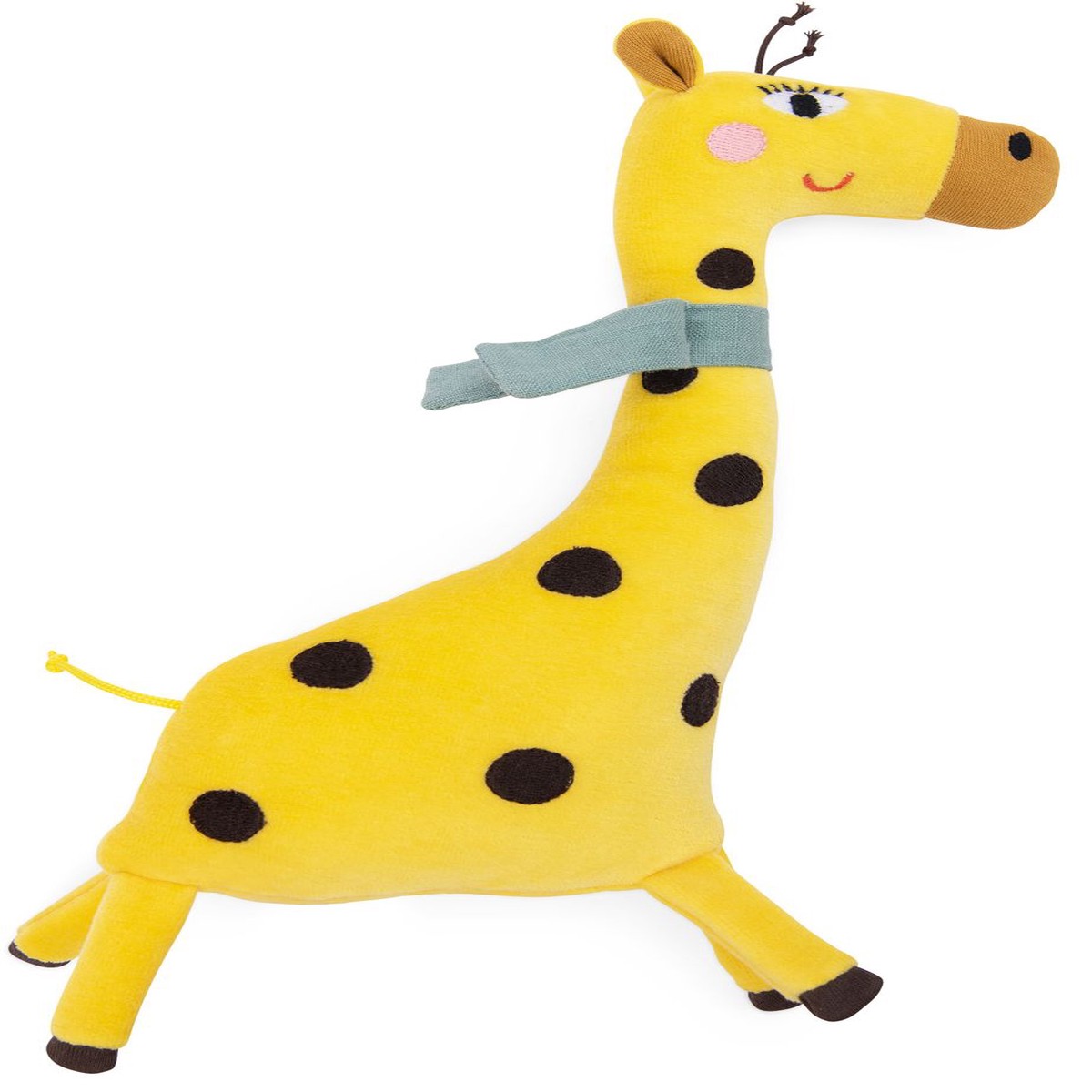 Les Toupitis Giraffe Plush Toy Rattle